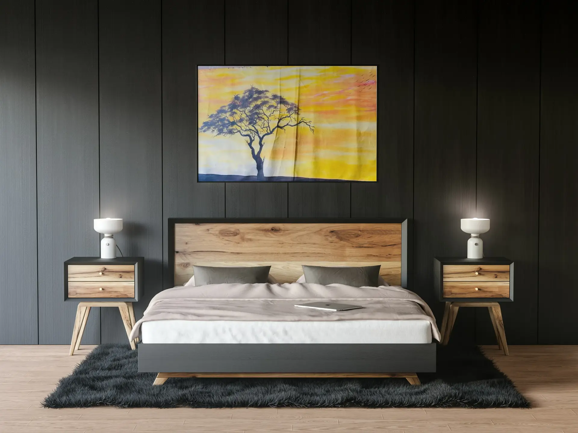 The Creator's Canvas — Impressionist landscape oil painting at sunset